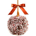 Gourmet Dark Chocolate Candy Cane Caramel Apples